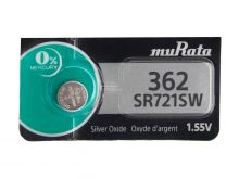 Murata 362 SR721SW 24mAh 1.55V Silver Oxide Watch Battery - 1 Piece Tear Strip