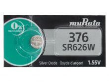 Murata SR626W 376 28mAh 1.55V Silver Oxide Watch Battery - 1 Piece Tear Strip