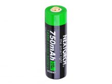 Nextorch 14500 750mAh 3.6V Lithium Ion (Li-ion) Button Top Battery with Micro USB Charging Port