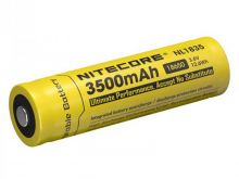 Nitecore NL1835 18650 3500mAh 3.6V Protected Lithium Ion (Li-ion) Button Top Battery - Blister Pack