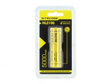 nitecore nl2150 21700 battery in retail packaging blister card front view