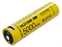 Nitecore NL2150HP High Performance 21700 5000mAh 3.6V 15A Protected Lithium Ion (Li-ion) Button Top Battery