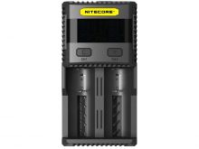 Nitecore Superb Charger SC2 2-Channel Selectable Current Smart Battery Charger for Li-ion, Ni-Cd, NiMH Batteries, and USB Devices