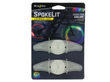 Nite Ize SpokeLit LED Wheel Light for Bikes - Includes 2 x CR2016s - Disc-O Select - Choose Single or 2 Pack