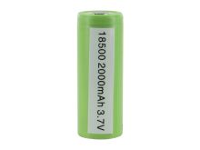 Panasonic 18500 2040mAh 3.6V Unprotected Lithium Ion (Li-ion) Flat Top Battery - Bulk