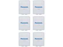 Panasonic Clear Battery Cases for 4 x AA or 5 x AAA - 2 or 6 Pack