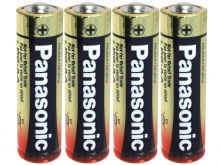 Panasonic Industrial LR6XWA AA 1.5V Alkaline Button Top Batteries - 4 Pack Shrink Wrap