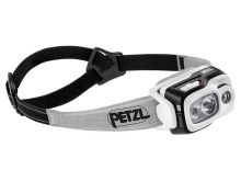 Petzl Swift RL Rechargeable Headlamp - 900 Lumens - Includes 2350mAh Li-ion Battery Pack - Black, Blue or Orange
