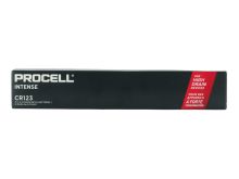 Duracell Procell PL123A (12PK) CR123A 1400mAh 3V Lithium Primary (LiMNO2) Button Top Batteries (PC123BKD) - Box of 12