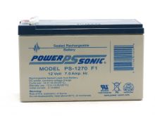 Power-Sonic AGM General Purpose PS-1270 7Ah 12V Rechargeable Sealed Lead Acid (SLA) Battery - F1 Terminal