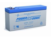 Power-Sonic PS-832 3.2AH 8V Rechargeable Sealed Lead Acid (SLA) Battery - F1 Terminal