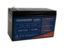 Power-Sonic PSL-SH-1270 7.2AH 12.8V Rechargeable High Rate Lithium Iron Phosphate (LiFePO4) Battery - F2 Terminals