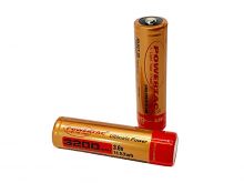 Powertac 3200-HD 18650 3200mAh 3.6V Protected High-Drain 11A Lithium Ion (Li-ion) Button Top Battery