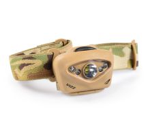 Princeton Tec Vizz Tactical MPLS LED Headlamp - 420 Lumens - Includes 3 x AAA - Black, Tan, Multi Camo