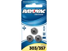 Rayovac 303/357-3ZMG Silver Watch/Electronic Battery- 3 Pack