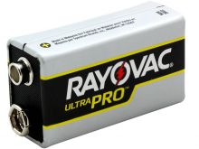 Rayovac Ultra Pro AL-9V Alkaline Battery with Snap Connectors - Bulk