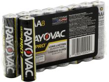 Rayovac Ultra Pro AL-AAA 1.5V Alkaline Button Top Batteries - 8 Pack Shrink Wrap (ALAAA-8J)