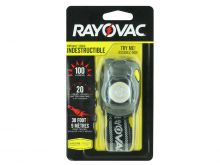 Rayovac Industrial DIYHL3AAA-BXTB Virtually Indestructible LED Headlight - 100 Lumens - Includes 3 x AAAs