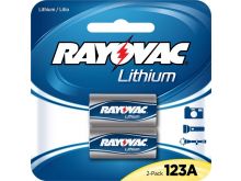 Rayovac Lithium CR123A 3V Batteries