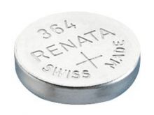 Renata 364 MP 20mAh 1.55V Silver Oxide Coin Cell Battery - 1 Piece Tear Strip, Sold Individually
