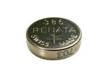 Renata 386 MP 45mAh 1.55V Silver Oxide Coin Cell Battery - 1 Piece Tear Strip, Sold Individually