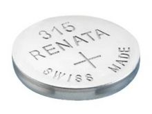 Renata 315 MP 19mAh 1.55V Silver Oxide Coin Cell Battery - 1 Piece Tear Strip, Sold Individually