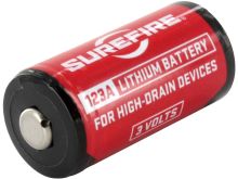 SureFire SF123A (72PK) CR123A 1550mAh 3V Lithium Primary (LiMNO2) Button Top Batteries - Box of 72