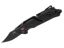 SOG Trident AT-XR Mk3 Folding Knife - 3.7 Inch Blade, Clip Point, Straight Edge - Peg Box - Black and Red, Blackout, or OD Green