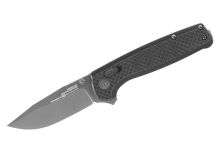 SOG Terminus XR LTE Folding Knife - 2.95 Inch Blade, Clip Point, Straight Edge - Carbon and Graphite or Carbon and Gold