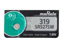 Murata SR527SW 319 22.5mAh 1.55V Silver Oxide Watch Battery - 1 Piece Tear Strip, Sold Individually