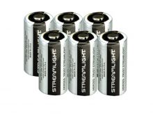 Streamlight 85180 CR123A 1400mAh 3V Lithium (LiMNO2) Button Top Batteries - 6-Pack