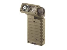 Streamlight Sidewinder Military Hands-Free Articulating Flashlight - White, Red, Blue and IR LEDs - 55 Lumens - Includes 2 x AAs - Accessories and Packaging Vary