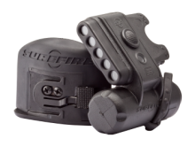 SureFire HL1-A Variable-Output Helmet Light with 3 x White, 2 x Blue and 1 x Infrared IFF LEDs - 19.2 Lumens - Includes 1 x CR123A - Black or Desert Tan