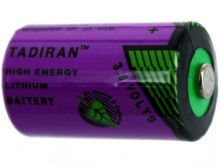 Tadiran XOL TL-4902 1/2 AA 1200mAh 3.6V Lithium Thionyl Chloride (Li-SOCI2) Button Top Batteries - Tray of 90