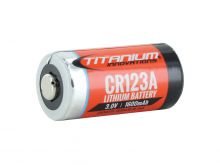 Titanium Innovations CR123A (2800PK) 1600mAh 3V 3A Lithium Primary (LiMNO2) Button Top Photo Batteries  - Box of 2800