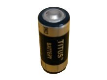 Titus ER17335-AX 2/3 A 2100mAh 3.6V Lithium Thionyl Chloride (LiSOCI2) Button Top Battery with Axial Leads - Bulk