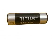 Titus ER18505 Fat-A 4000mAh 3.6V Lithium Thionyl Chloride (LiSOCI2) Button Top Battery - Bulk