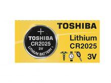 Toshiba CR2025 165mAh 3V Lithium (LiMnO2) Coin Cell Battery - 1 Piece Tear Strip, Sold Individually