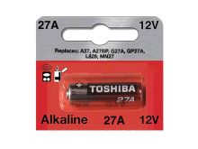 Toshiba A27 12V Alkaline Battery - 1 Piece Tear Strip, Sold Individually