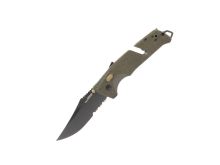 SOG Trident AT Folding Knife - Partially Serrated Blade - Olive Drab or Uniform Blue