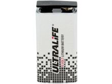 UltraLife Long-Life U9VL 9V 1200mAh Lithium (LiMnO2) Battery - Snap Connectors - 1 Piece Bulk - Available With or Without Cap