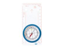 Ultimate Survival Technologies Deluxe Map Compass / Route Planning Tool - Liquid-Filled Compass with Measuring Scales - Clear