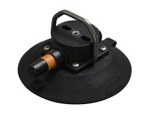 SeaSucker VM1014B 6" Vacuum Mount with Flat-Top Stainless Steel D-Ring - Black