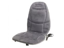 Wagan 9438-2 Velour Heated Seat Cushion (Grey)