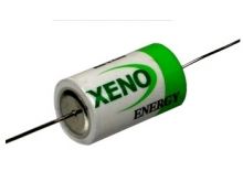 Xeno XL-050F-AX 1/2AA 1200mAh 3.6V 1.2A Lithium Thionyl Chloride (LiSOCI2) Battery with Axial Leads - Bulk
