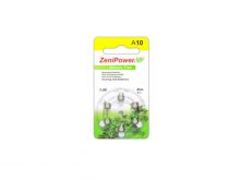 ZeniPower MF10 (6PK) Size 10 95mAh 1.45V Zinc Air Yellow Hearing Aid Batteries - 6-Pack Retail Card