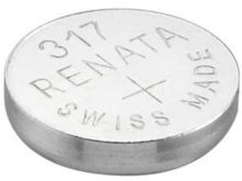 Renata 317 MP 10.5mAh 1.55V Silver Oxide Coin Cell Battery - 1 Piece Tear Strip, Sold Individually