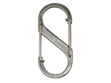 Nite Ize S-Biner - Stainless Steel Double-Gated Carabiner Clip - #3 - Stainless (SB3-03-11)