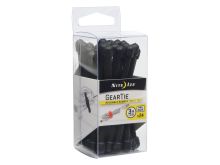 Nite Ize Gear Tie ProPack Reusable Rubber Twist Tie - 3-Inch - 24 Pack - Black (GTPP3-01-R8)