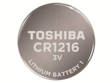 Toshiba CR1216 25mAh 3V Lithium (LiMnO2) Coin Cell Battery - Bulk